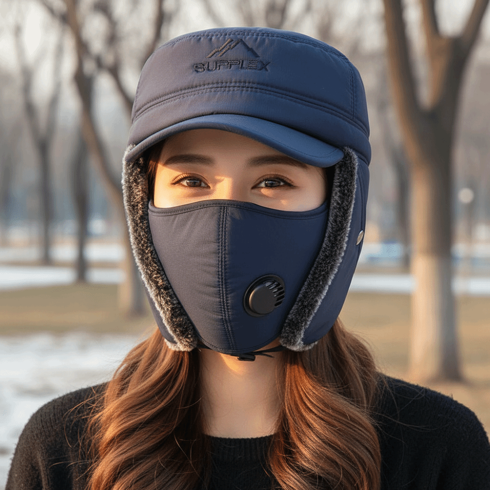 Winter Trapper Hat - Topi Trapper Musim Dingin Tebal dengan