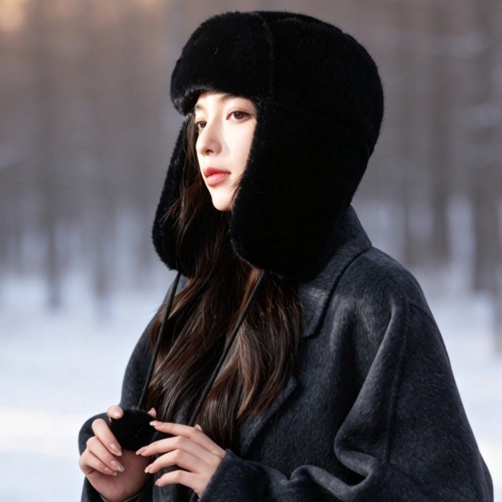 Topi Ushanka Berbahan Polieste - Winter Trapper Hat ulasan dan harga