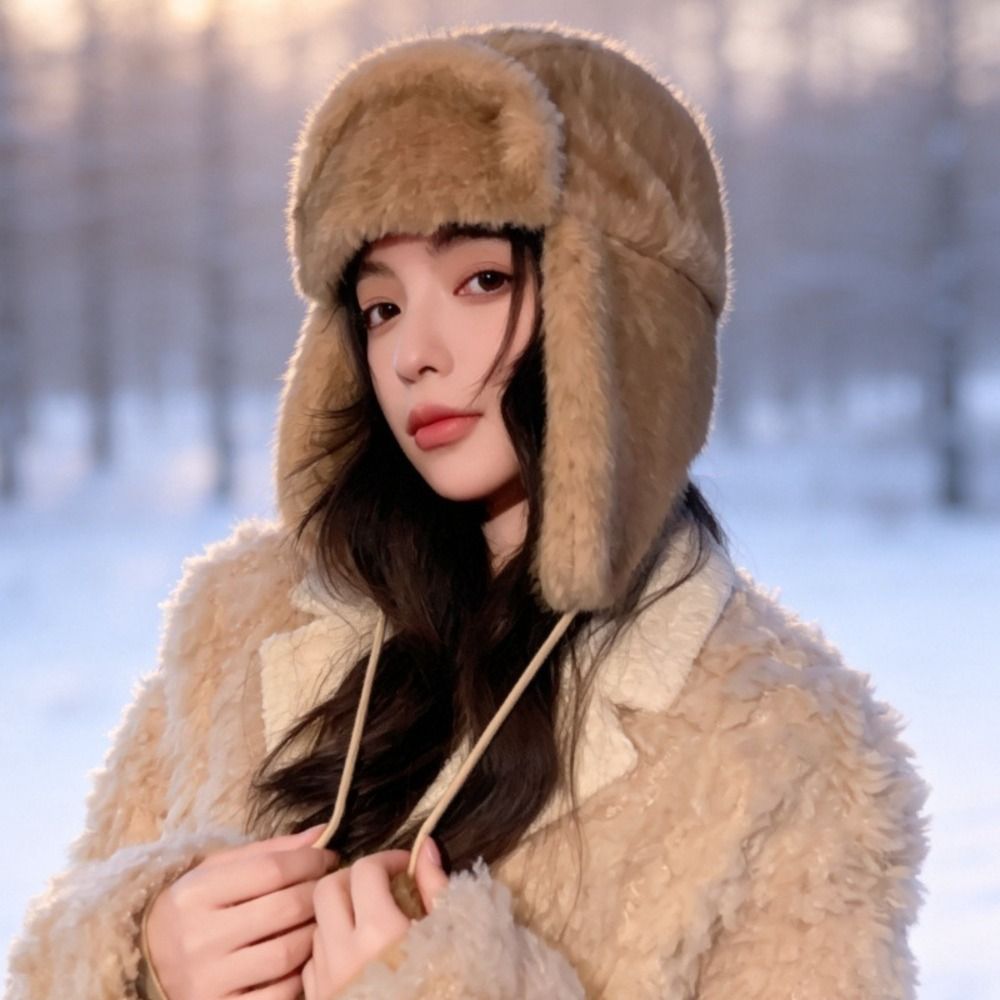 Topi Ushanka Berbahan Polieste - Winter Trapper Hat ulasan dan harga