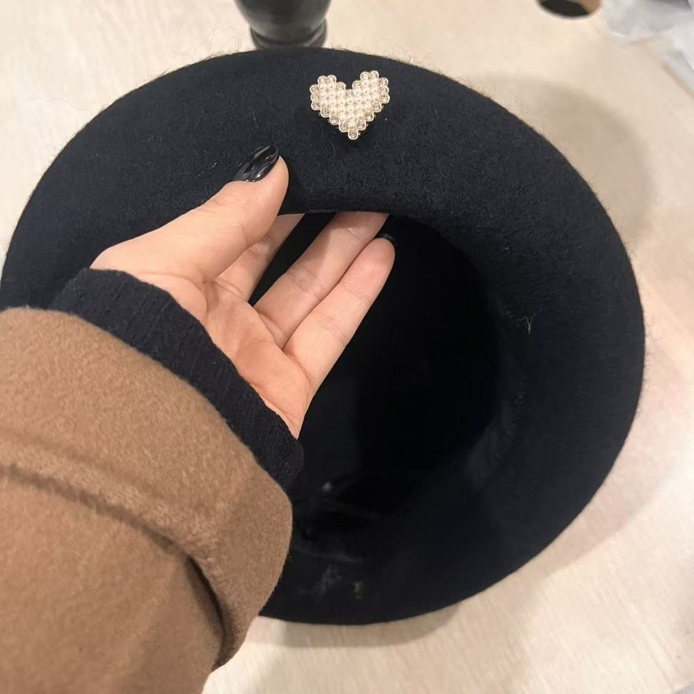 Topi Baret Wol Musim Dingin ya - Beret French Wool ulasan dan harga