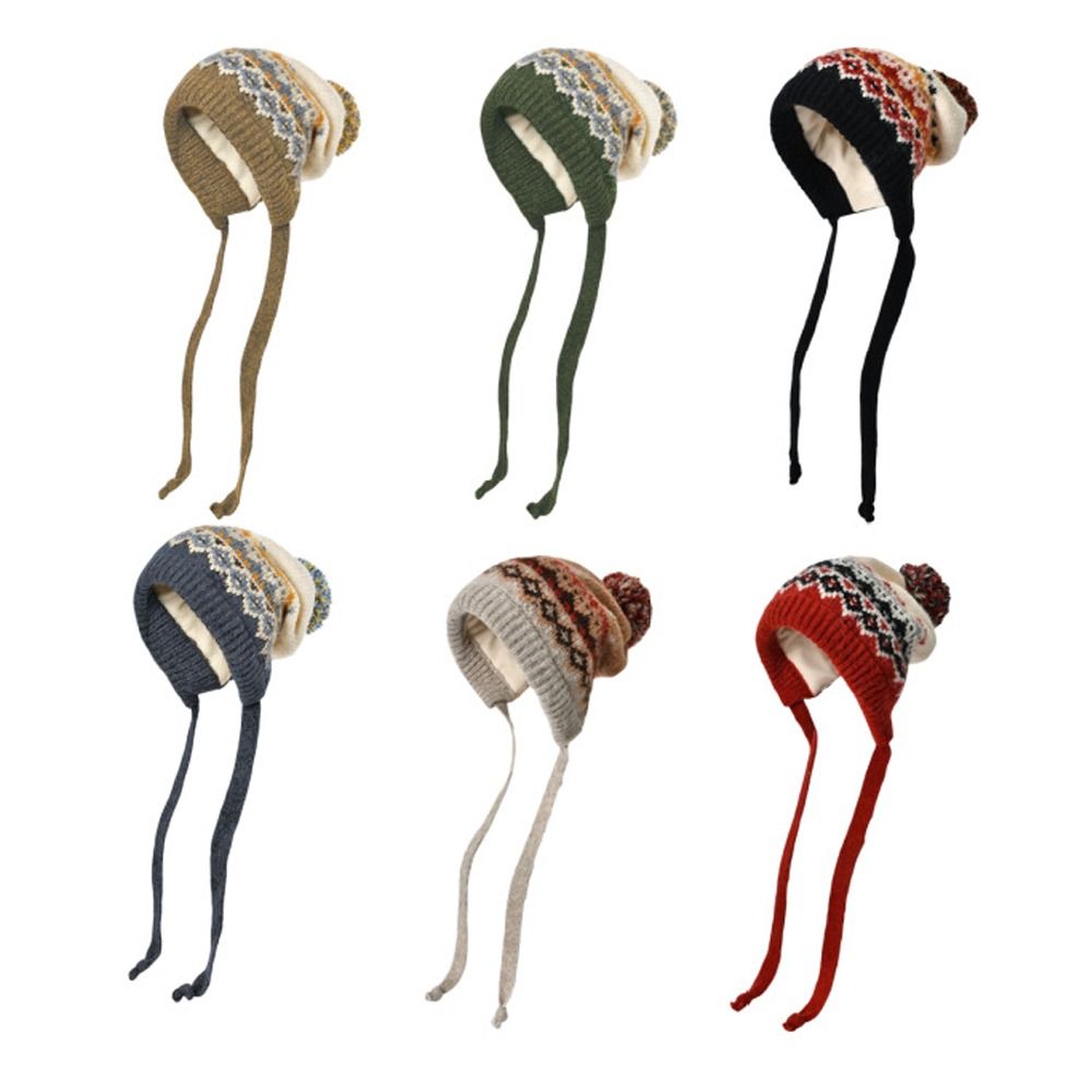 Topi hangat pompom modis topi  - Winter Trapper Hat ulasan dan harga